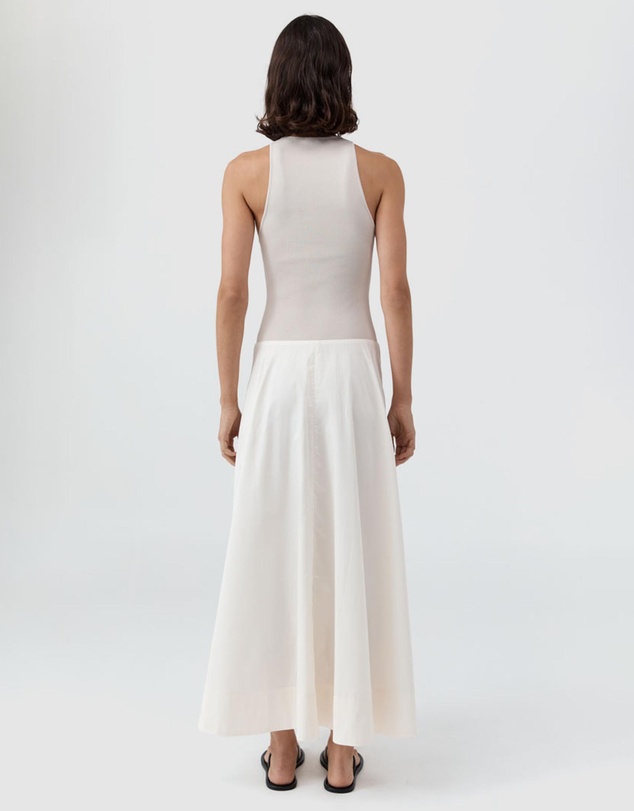 St. Agni - Knit Bodice Asymm Dress