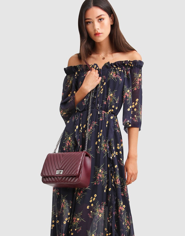 Belle & Bloom - Amour Amour Ruffled Midi Dress