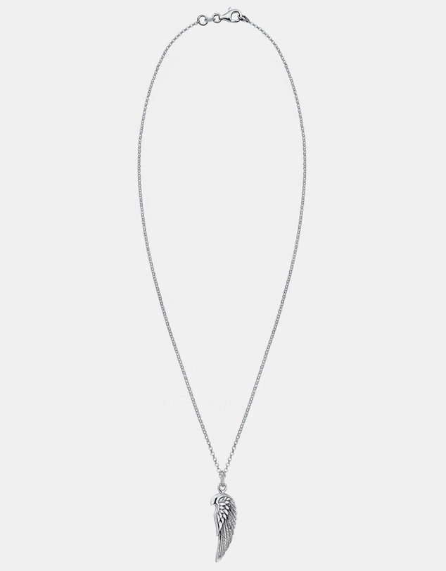 Kuzzoi - ICONIC EXCLUSIVE - Wings Pendant Necklace in Oxidised 925 Sterling Silver