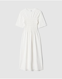 & Other Stories - Smocked Midi Dress