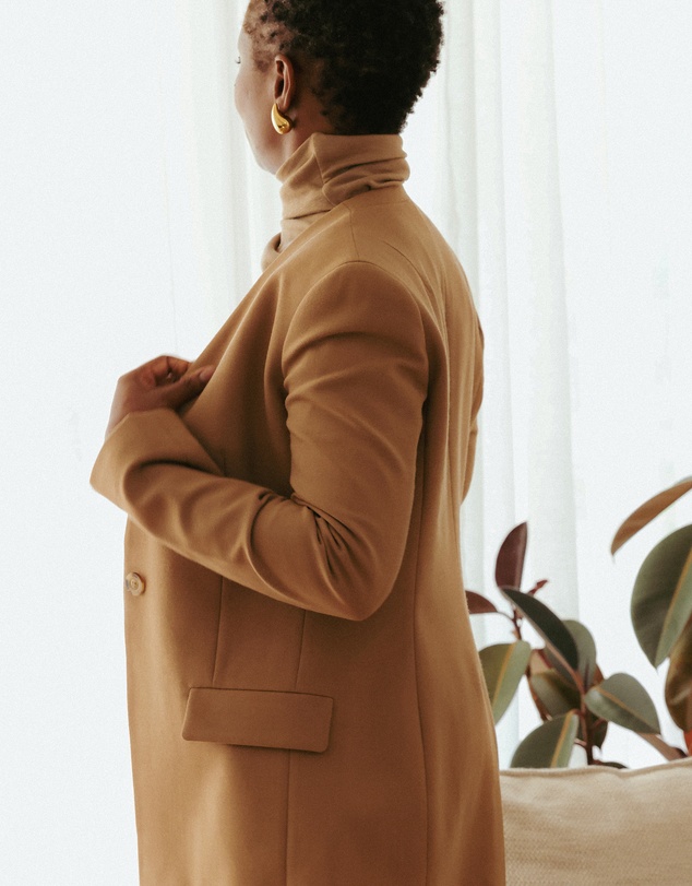 IDA+S - Sienna Wool Collarless Suit Jacket