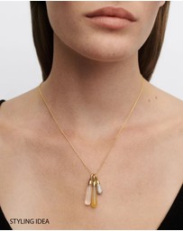 PDPAOLA - Rock Crystal Large Drop Pendant