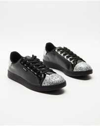 Holster - Stardust Glitter Sneakers - Black Silver - Women's
