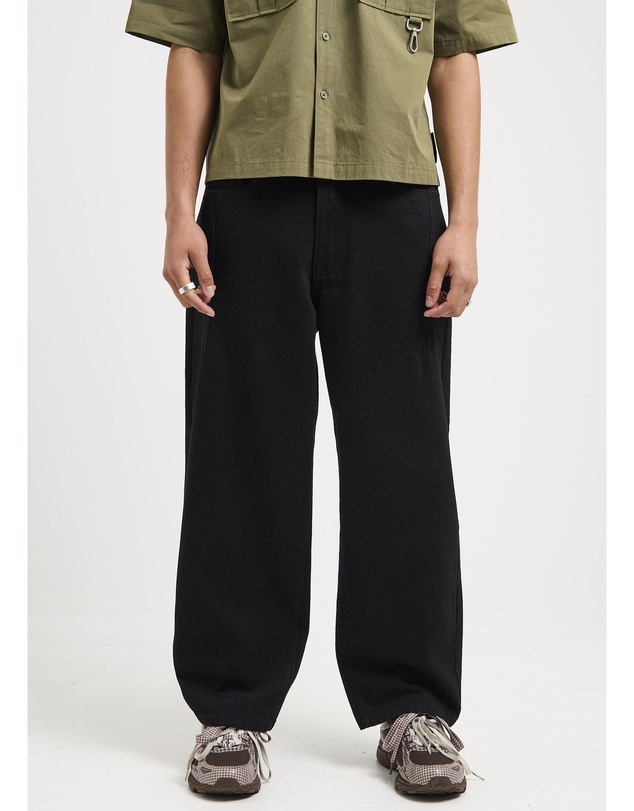Black Noise White Rain - Raven Relaxed Denim Jeans