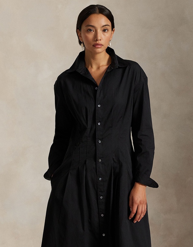 Polo Ralph Lauren - Pleated Cotton Shirtdress