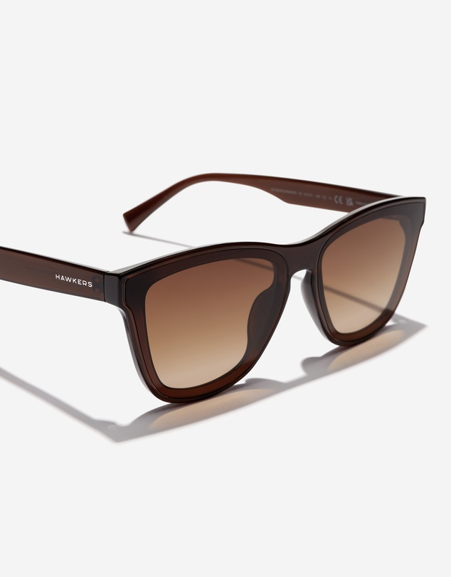 Hawkers Co - HAWKERS - Brown Peanut Butter DOWNTOWN MAX  Sunglasses for Men and Women UV400
