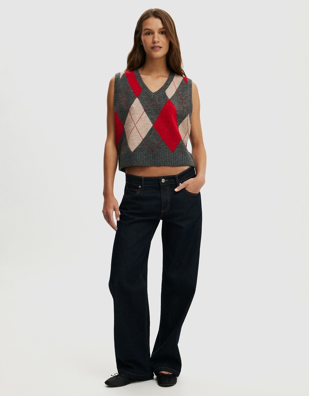 Cotton On - V-Neck Slouch Vest