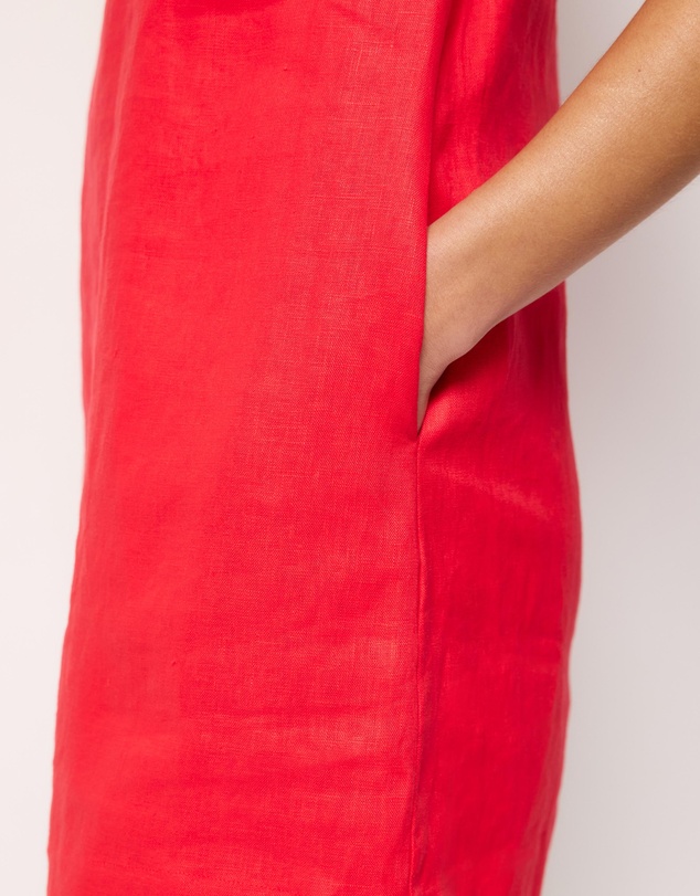 AERE - Gigi Linen Mini Shift Dress