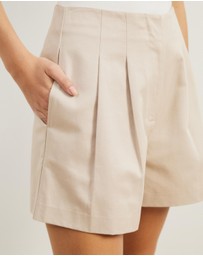Atmos&Here - Kendal Pleated Tailored Shorts