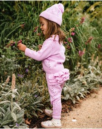 Fleur Harris - 'Days of Enchantment' Heart Legging in Lilac