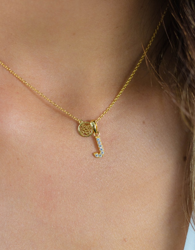 Georgini - Georgini Luxury Letters J Initial Pendant Gold