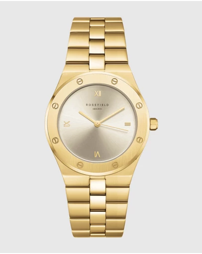 Rosefield - Rose Sunray Gold-Tone Bracelet Watch