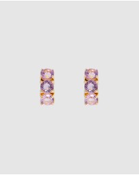 FAIRLEY - Amethyst Huggies