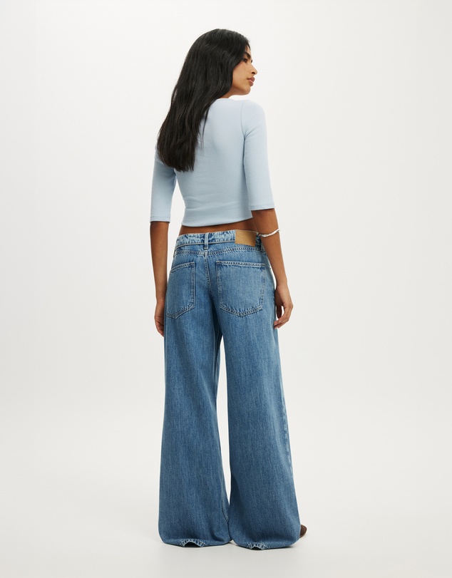 Cotton On - Low Rise Wide Jeans