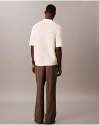 Calvin Klein - Tech Knit Johnny Collar Polo Shirt
