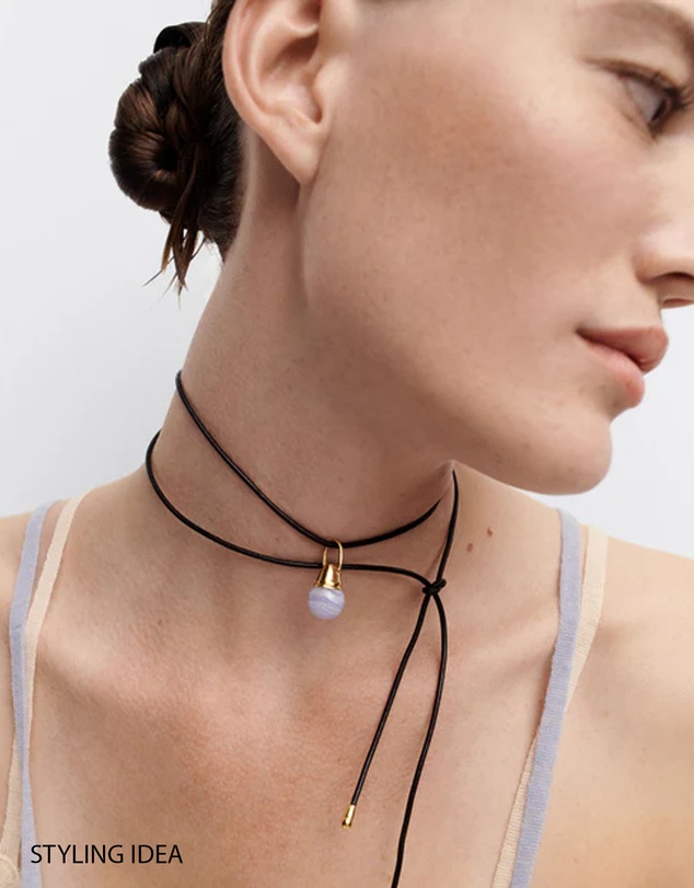 PDPAOLA - Blue Lace Agate Riviera Pendant