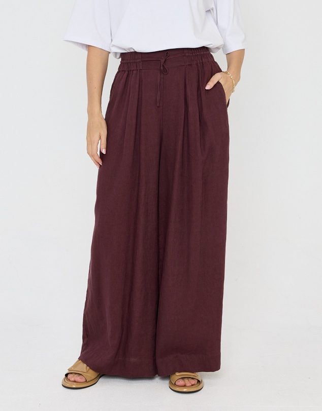 ALEXANDRA - Ciel Pants Burgundy