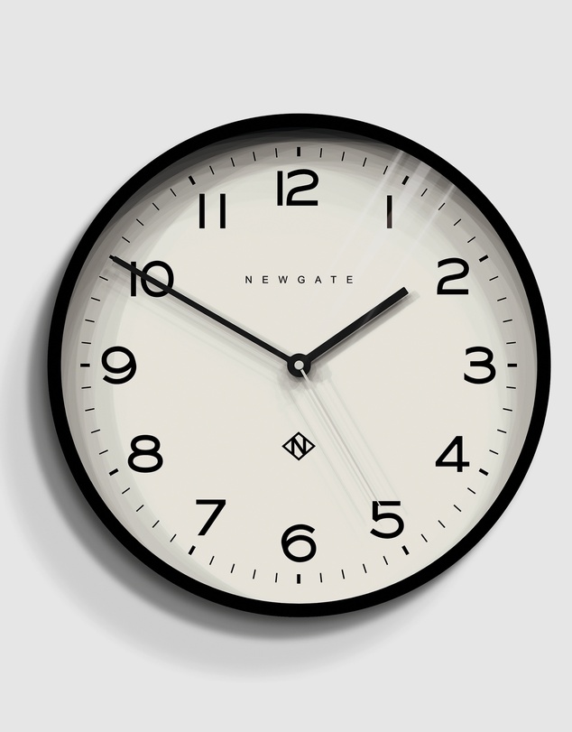 Newgate - Newgate Number Three Echo Clock Silicone Black