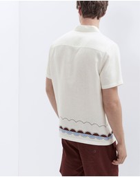 UNISON - Wavy Border Regular Fit Shirt