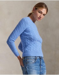 Polo Ralph Lauren - Cable Wool-Cashmere Crewneck Sweater - ICONIC EXCLUSIVE