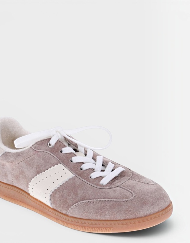 Mia Vita - Ramona II Lace-Up Casual Sneaker - Dark Taupe