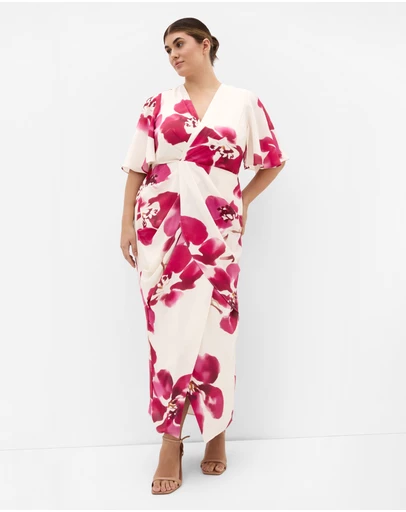 City Chic - Braelynn Print Maxi Dress