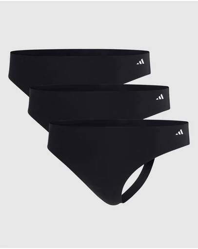 adidas Sportswear - 3 Pack Active Light Flex Thong Underwear