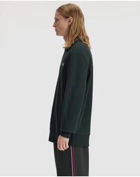 Fred Perry - Pique Collard Sweatshirt