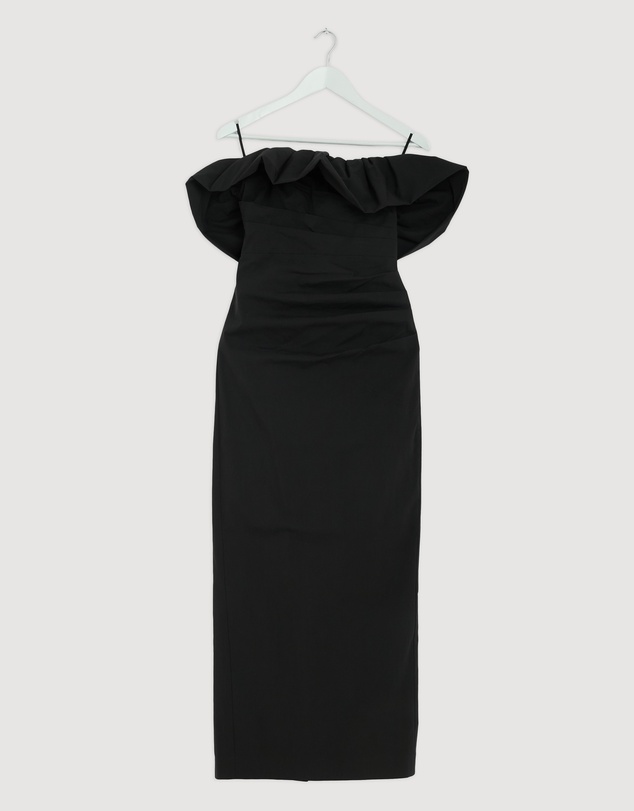 Revibe - Repaired Shona Joy Campbell Strapless Bubble Maxi Dress - AU 8