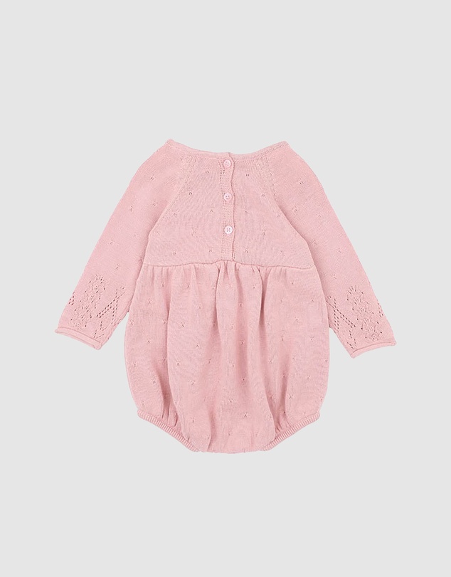 Bebe by Minihaha - Fern Organic Pointelle Knitted Bodysuit - Babies