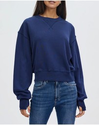 DRICOPER DENIM - Gemma Navy Loose Sweats