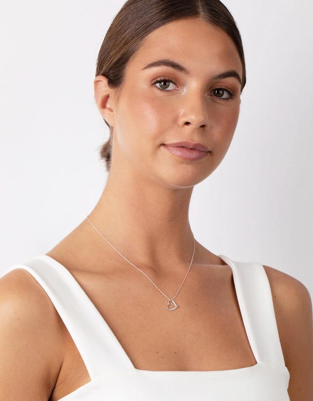 Lovisa - Sterling Silver Heart Pendant Necklace