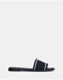 Tommy Hilfiger - Frayed Canvas Sandals - Women's
