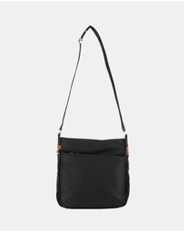 Pierre Cardin - Pierre Cardin Nylon Anti-Theft Cross Body Bag