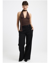 Alice In The Eve - Eloise Halter Scarf Top
