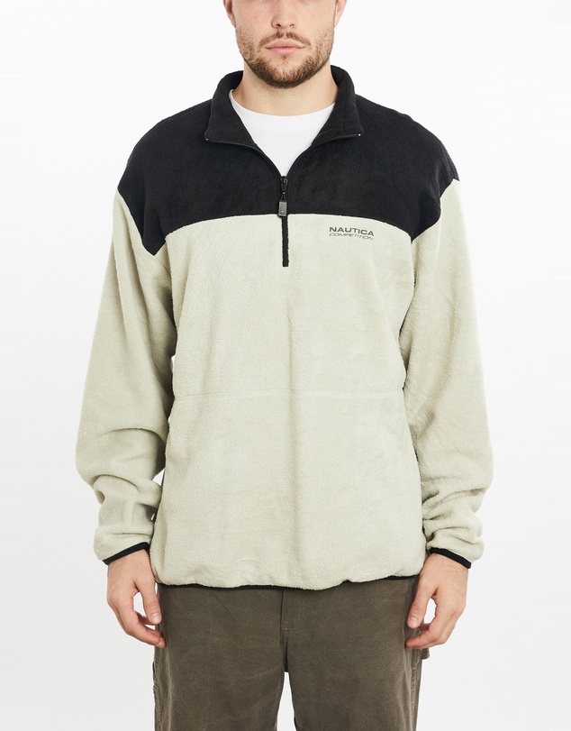 Vintage by The Real Deal - Pre Loved - Vintage 90s Nautica Competition Quarter Zip Fleece Sweatshirt