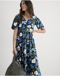 Seasalt - Seasalt Cornwall Navy Chateaux Dress (Half Sleeve)