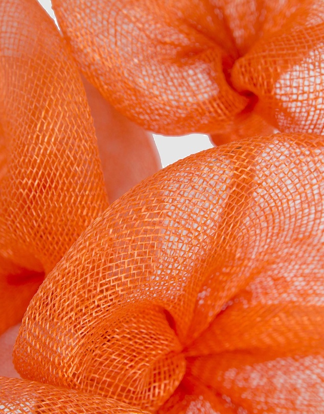 Max Alexander - Large Lilly Orange Flower Fascinator