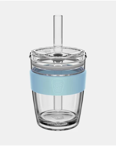 KeepCup - Longplay Cold Cup 12oz Reusable Coffee Cup with Boba Straw Lid