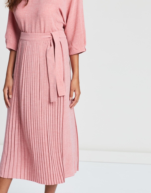 SABA - Lillie Pleated Midi Skirt