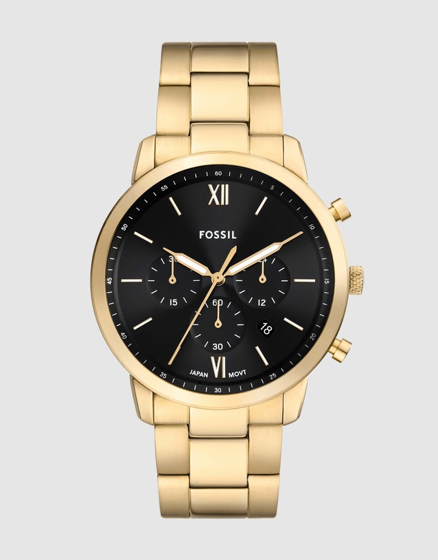 Fossil - Neutra Gold Tone Chronograph Watch
