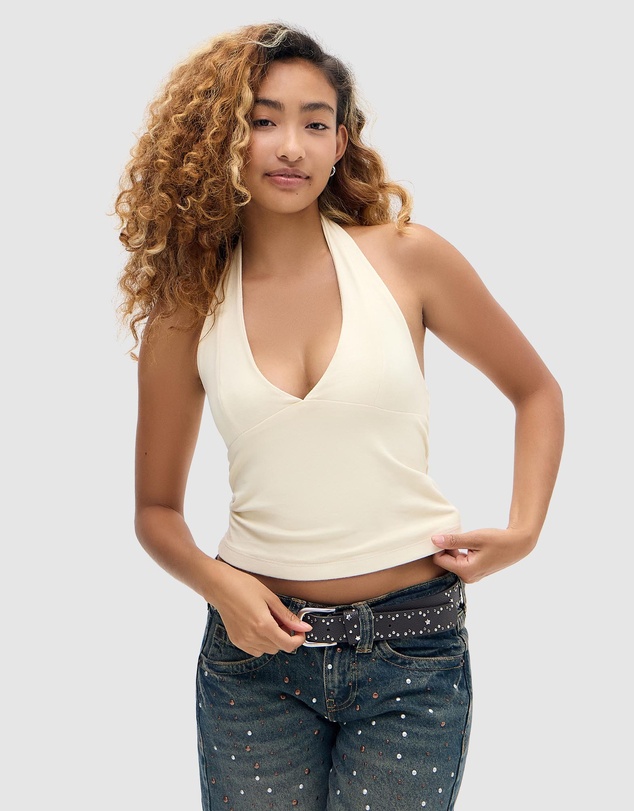 BDG By Urban Outfitters - Hattie Jersey Halter Top