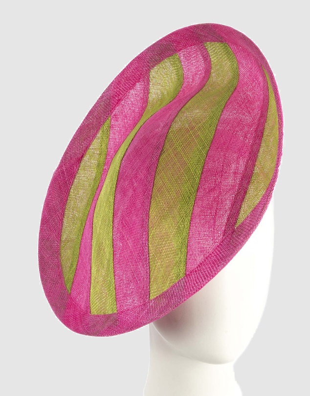 Max Alexander - Large Multicolor Plate Racing Fascinator Racing Fascinator