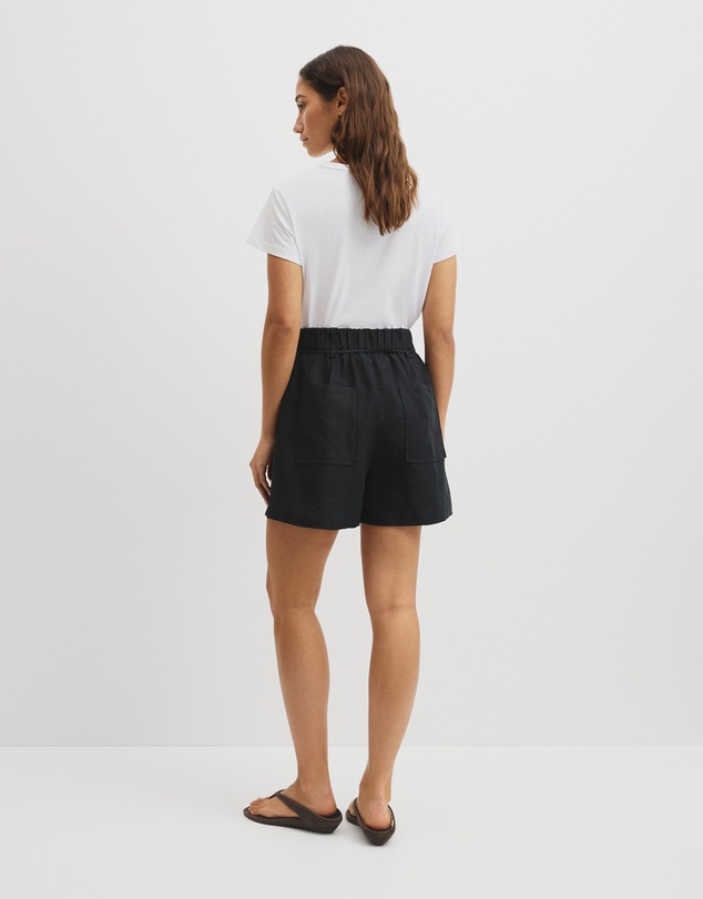 Country Road - Pull On Linen Short