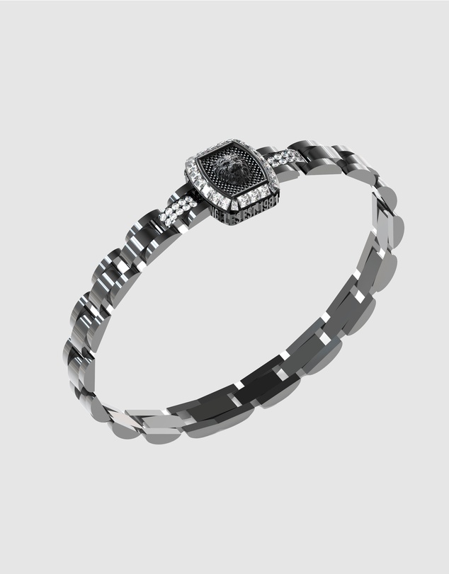 GUESS - 16mm Lion Crystal Bracelet