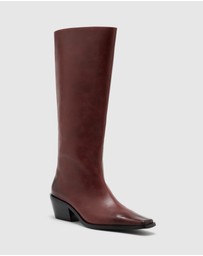 Nakedvice - The Eli Burgundy Boot