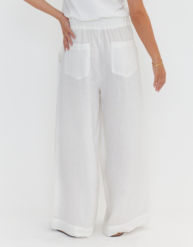 ALEXANDRA - Teri Pants White