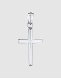 Kuzzoi - ICONIC EXCLUSIVE - Pendants Men Cross Pendant Religion Basic in 925 sterling silver