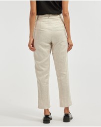 Amelius - Azure Linen Pant