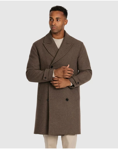 Tarocash - Garrison Wool Double Breasted Coat